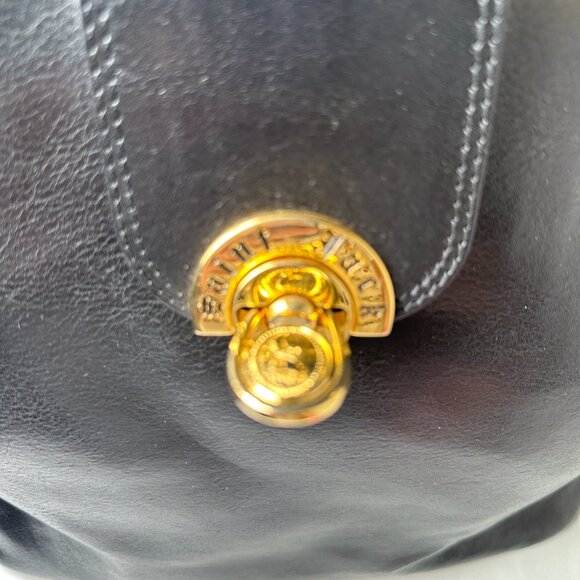 NEW Black Genuine Leather Shoulder Bag - Picture 11 of 12